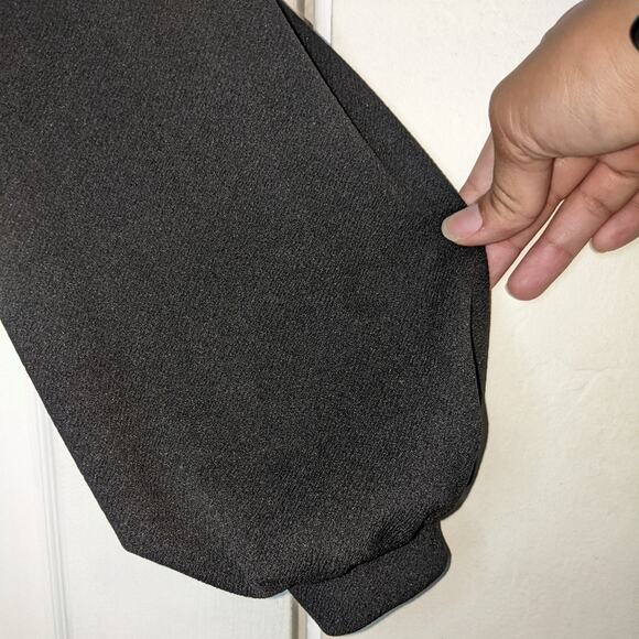 Boohoo Black Bust Detail Blouson Sleeve Skater Goth Witchy Dress UK 10 US 6 - Picture 8 of 12